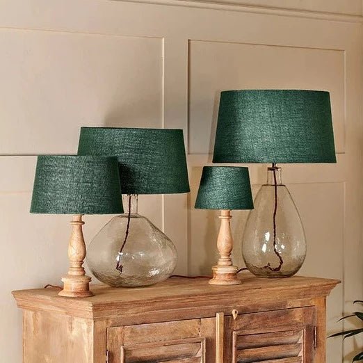 Green Dia Jute Lampshade - DS1903 - Uneeka